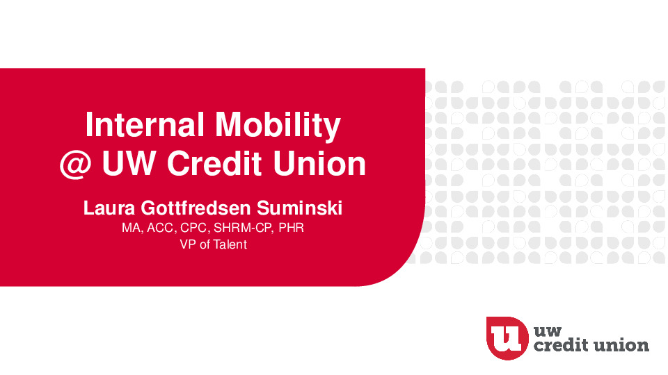 5. UW Credit Union Presentation Slides: Knowledge Management Journey thumbnail